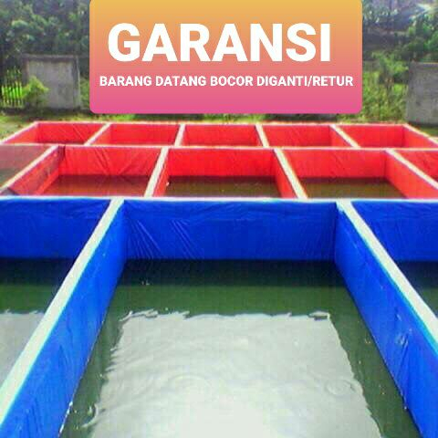 terpal kolam ikan 3x5x1 type a5 korea terpal kolam ikan 3m x 5m x 1m