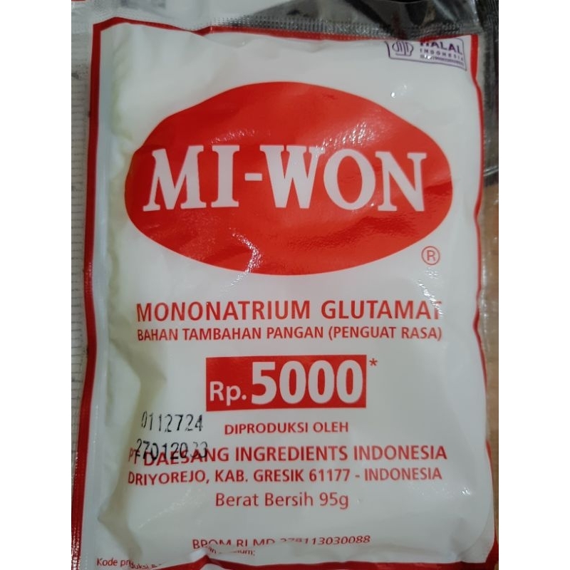 MiWon 95g Rp.5000