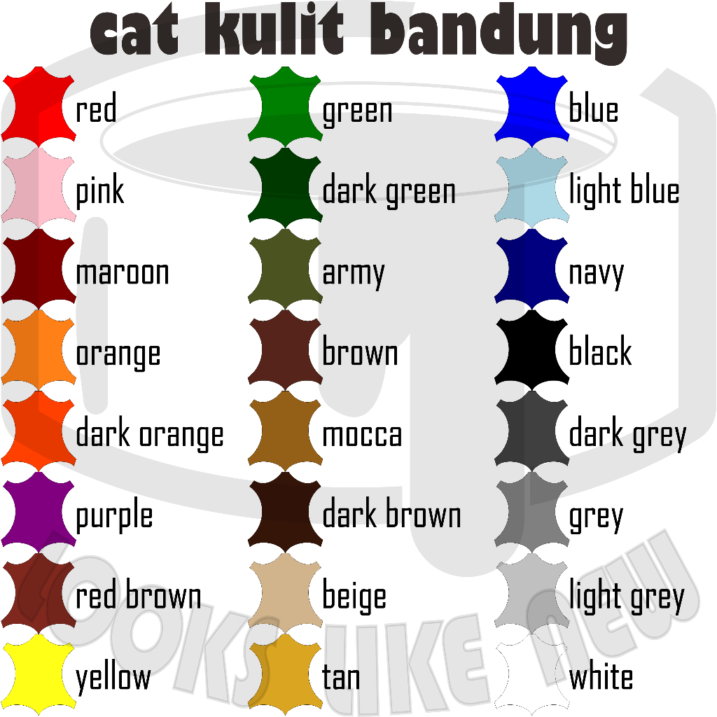 cat kulit leather paint