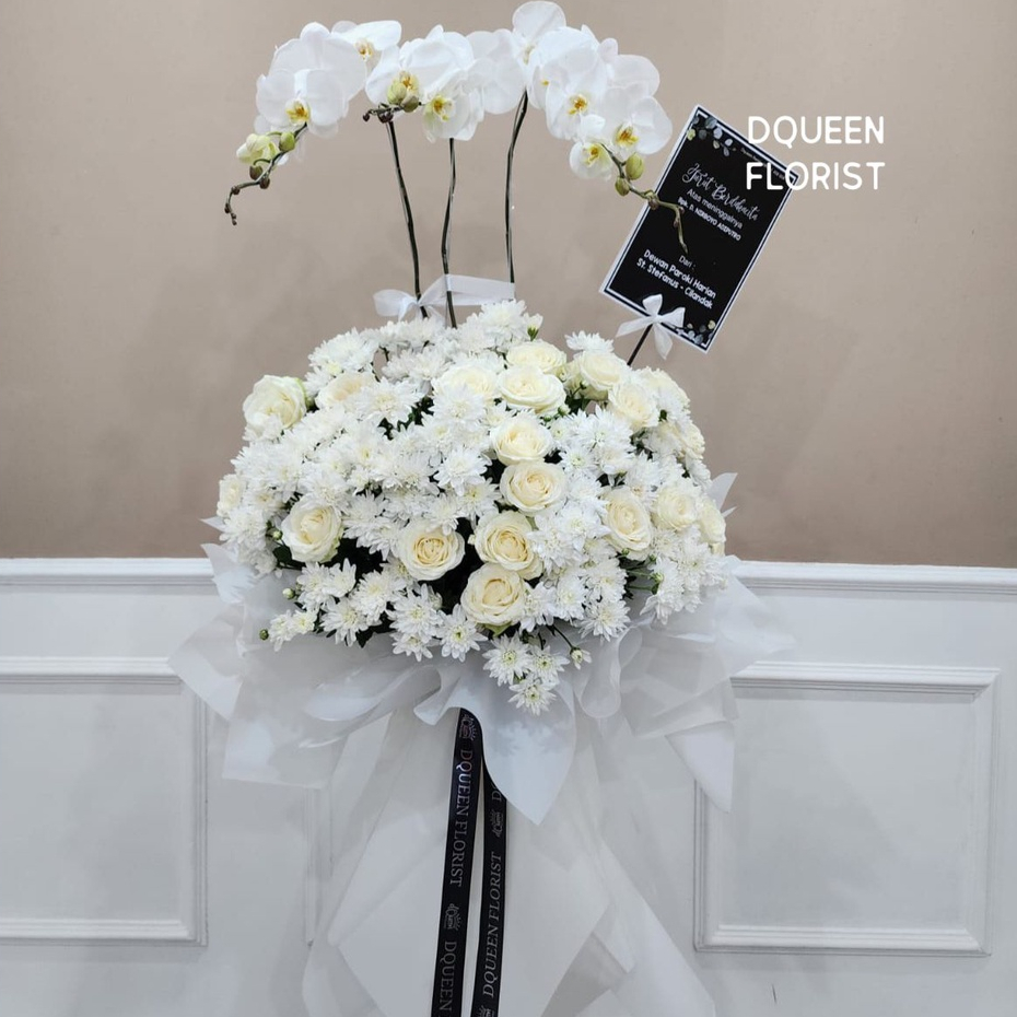 Standing flowers super premium dekorasi ulang tahun custom