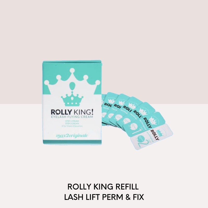 ROLLY KING REFILL FOR LASH LIFT ISI 10 SET ORIGINAL KOREA TAHAN LAMA