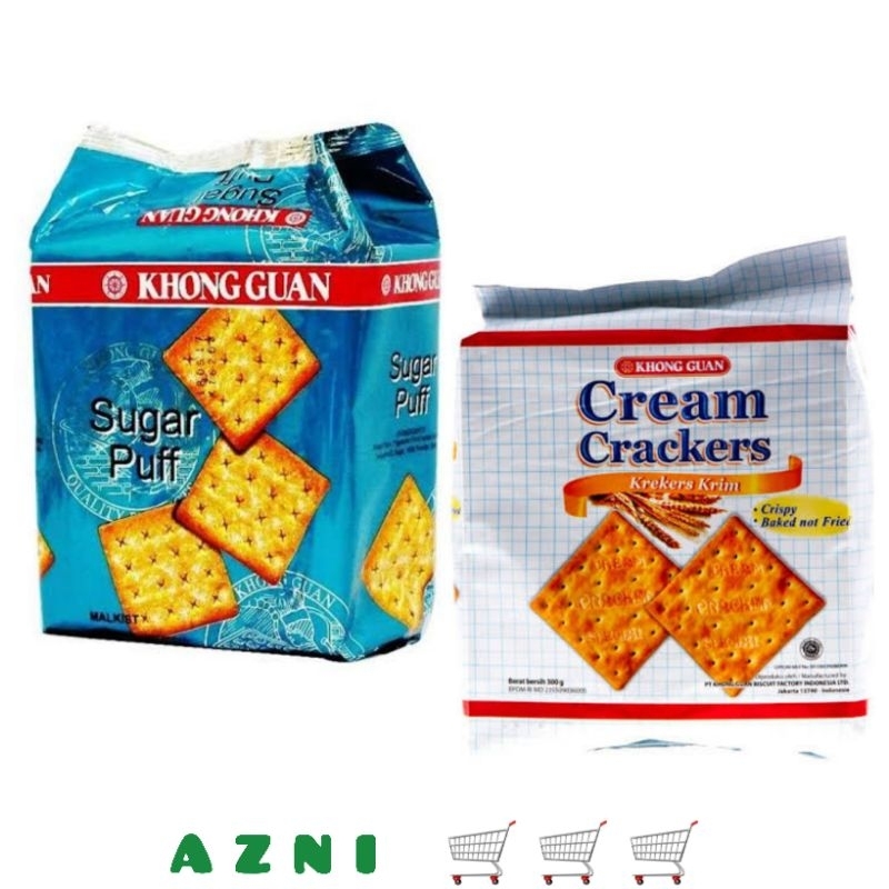 

KHONG GUAN Sugar Puff/ Cream Cracker 275gr/ 300gr