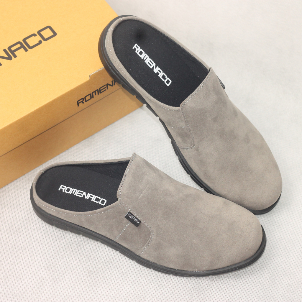 ROMENACO Sandal Bustong Suede R136B Grey