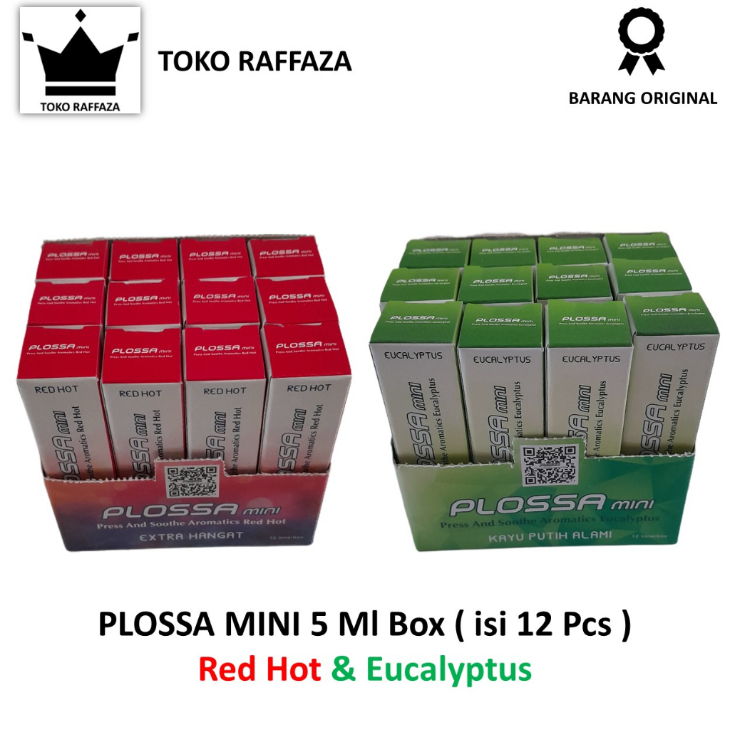 Plossa Mini Minyak Angin Aromatherapy Box isi 12