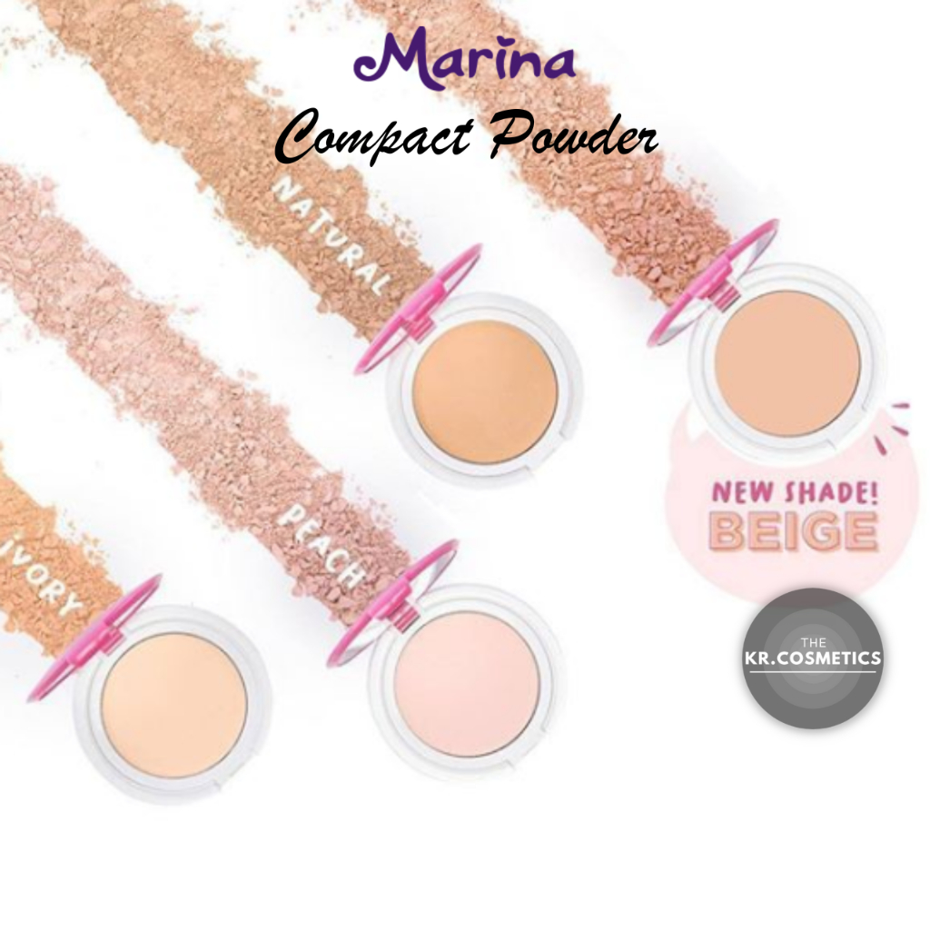 MARINA compact powder uv protection bedak padat 12 gr