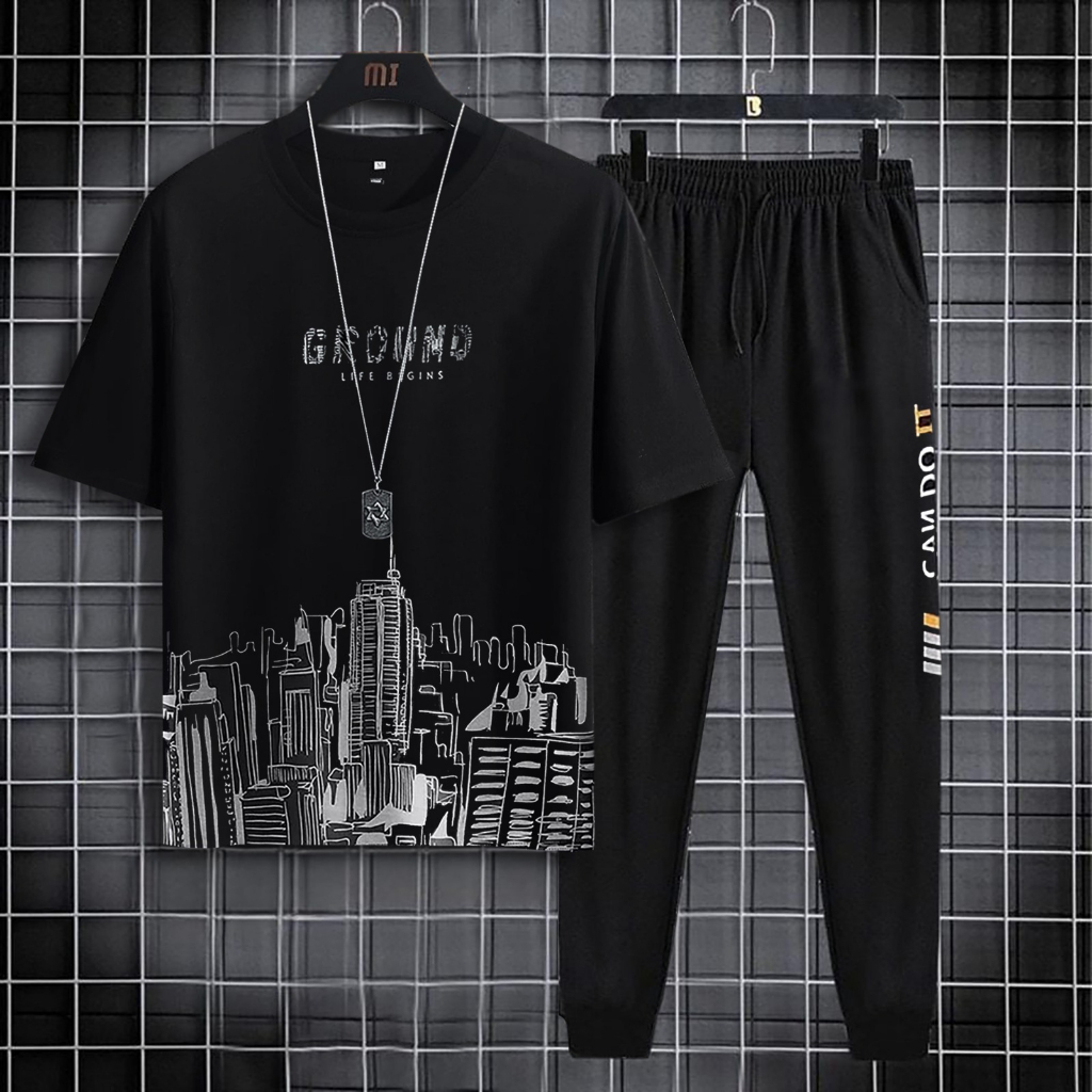 Bisa Cod Seluruh Indonesia/Baju Dan Celana/Stelan Oversize Jogger Ground - Stelan Murah