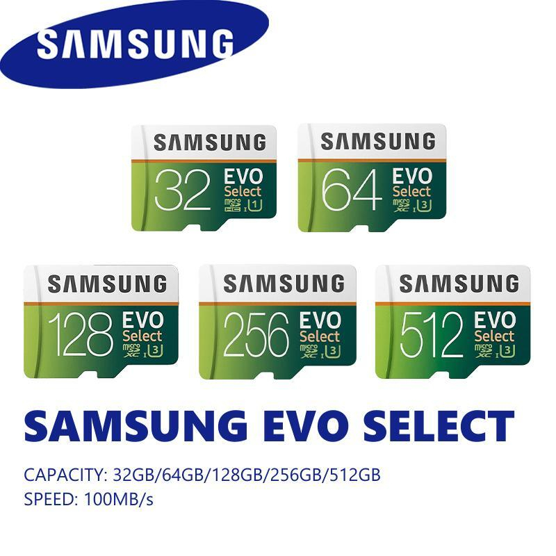 Samsung Kartu Memori 16GB/32GB/64GB/128GB/256GB/512GB Ultra Kartu SD Memory Kartu TF Card Micro SD Card Memory Card High Speed SD TF Card FREE Adapter