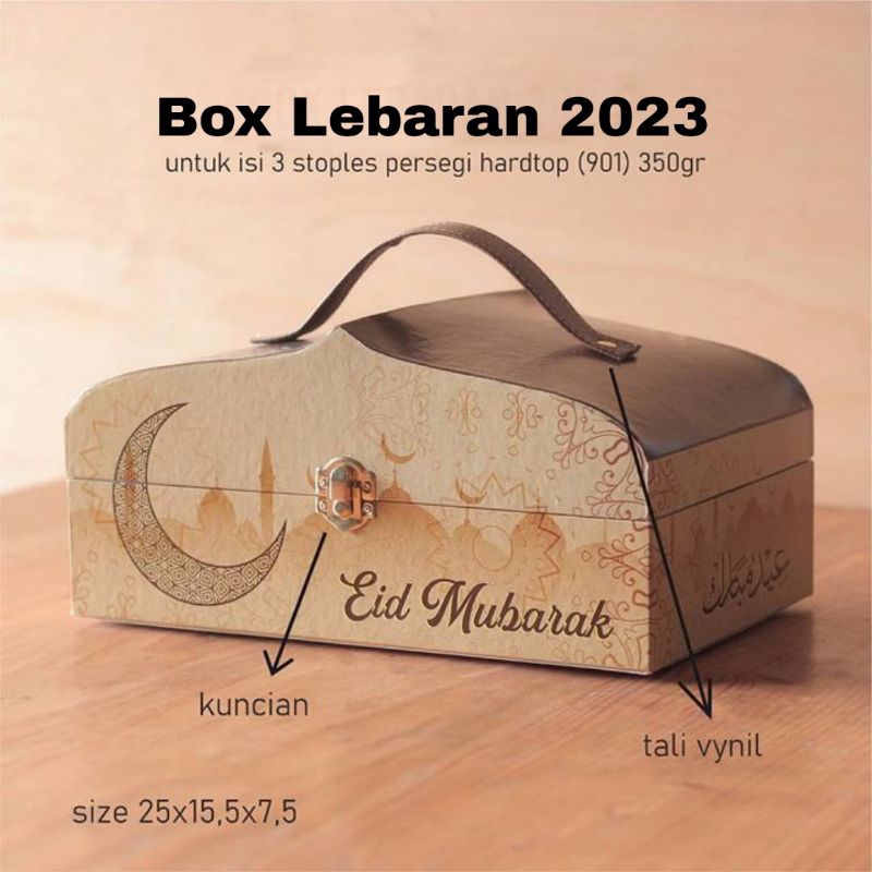 

Box Kue Lebaran Bentuk Kubah Masjid/ Box Hampers Idul Fitri