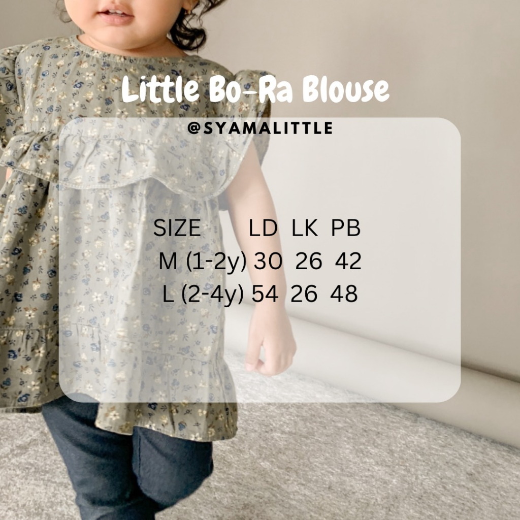 Little Bo-Ra Blouse//Midi Dress For Kids By Syamaita