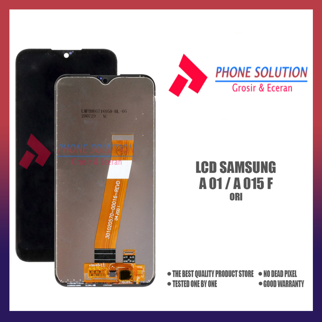 LCD Samsung A01 Original 100% Fullset Touchscreen // Supplier LCD Samsung - Garansi 1 Bulan