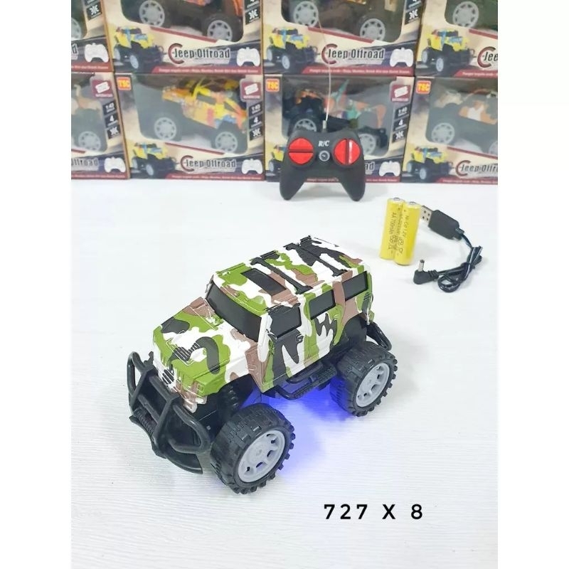 MOBIL REMOTE  RC JEEP OFFROAD EXTREME ADVENTURE MINI PLUS CHARGER