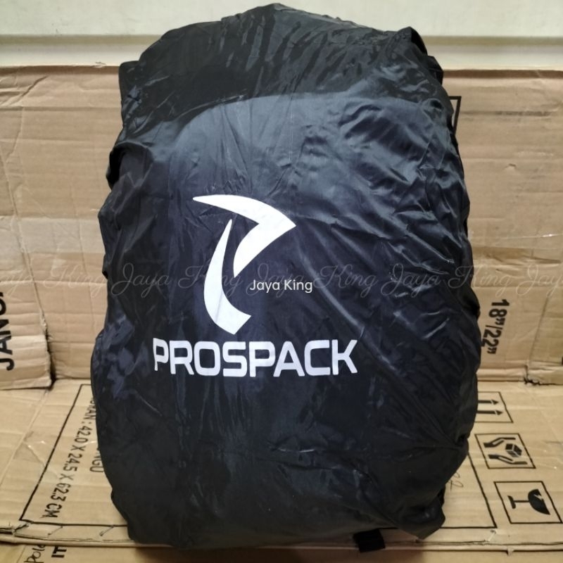 Ransel Laptop Emboss Murah Prospack Hitam Tas Sekolah Kerja Pria