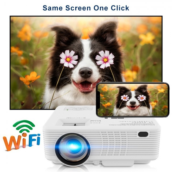 PS6345 TRIPSKY T3 ANDROID Proyektor Android Smart Projector 5500 Lumens