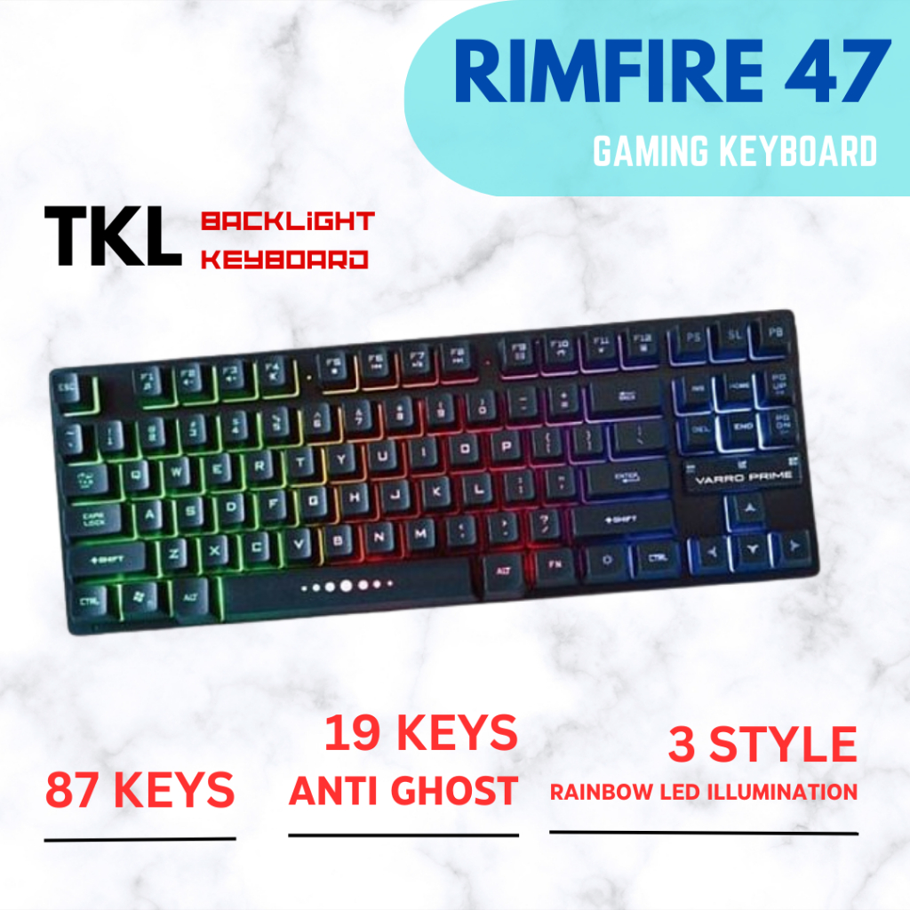 KEYBOARD GAMING VARO PRIME RIMFIRE-47