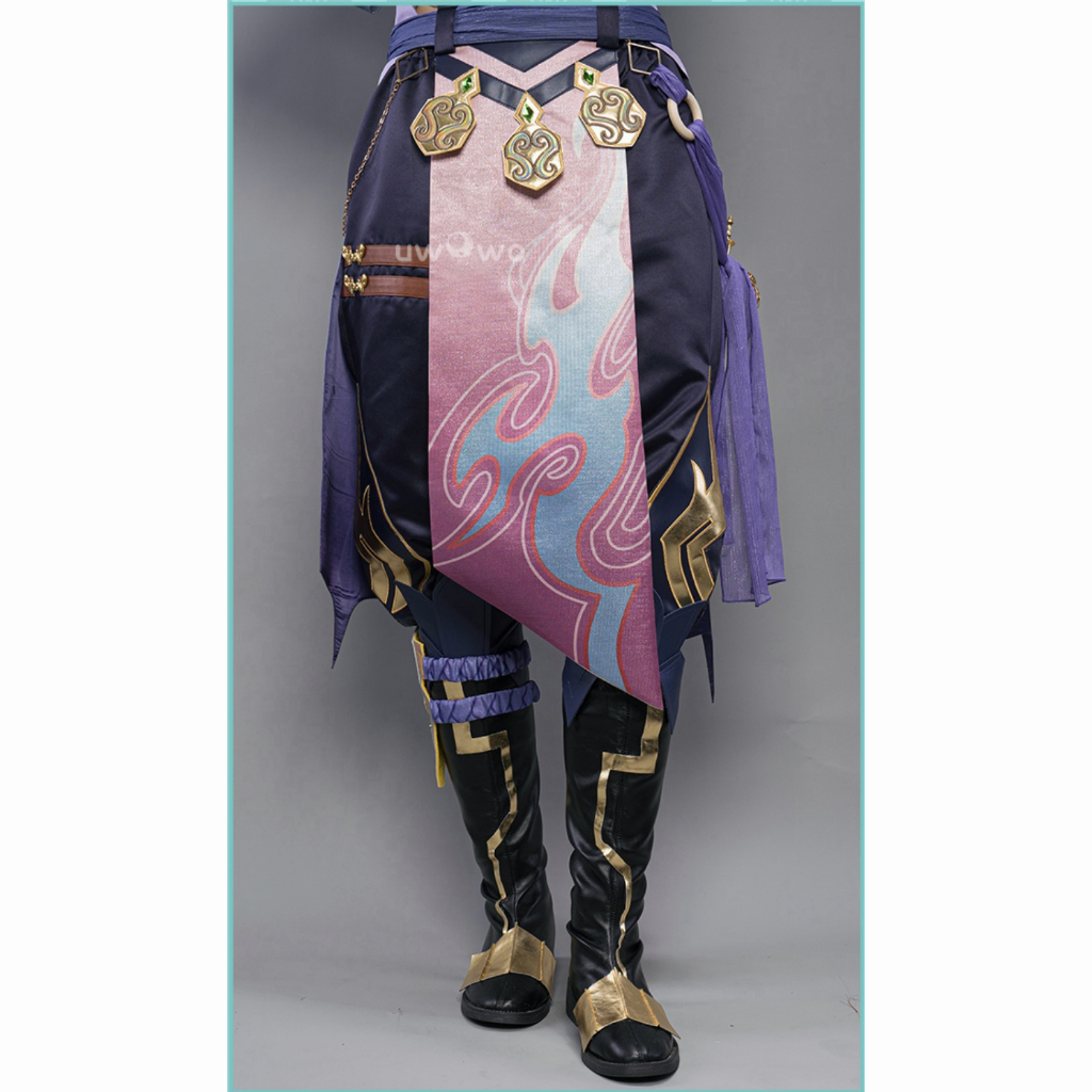 UWOWO Xiao Cosplay Genshin Impact Xiao Yaksha Cosplay Costume Liyue Anemo Male Cosplay Xiao Costumes Halloween Outfits