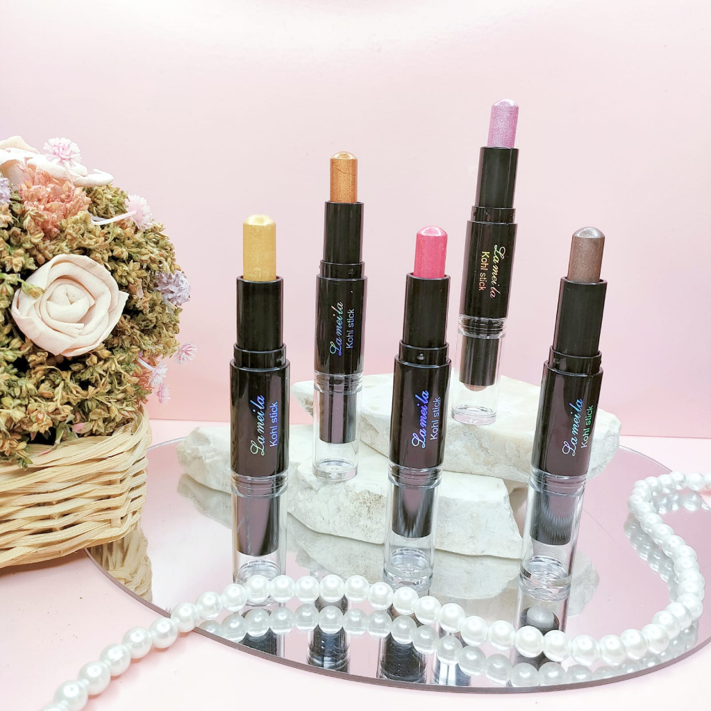 [READY !!!] Lameila 3045 Duo Eyeshadow Stick Waterproof &amp; Long Lasting / EYESHADOW STICK