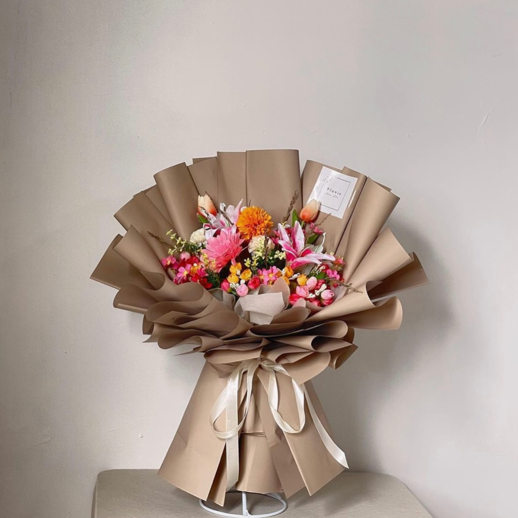 Bouquet Bunga Artificial Flower / Bunga Palsu size L Large / Buket Bunga Bogor / Florist Bogor