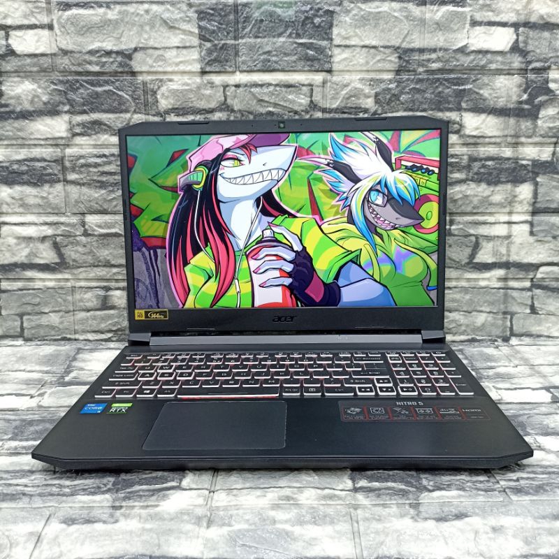 LAPTOP ACER NITRO 5 INTEL CORE I5-11400H 8GB SSD 512GB RTX 3050 LIKENEW