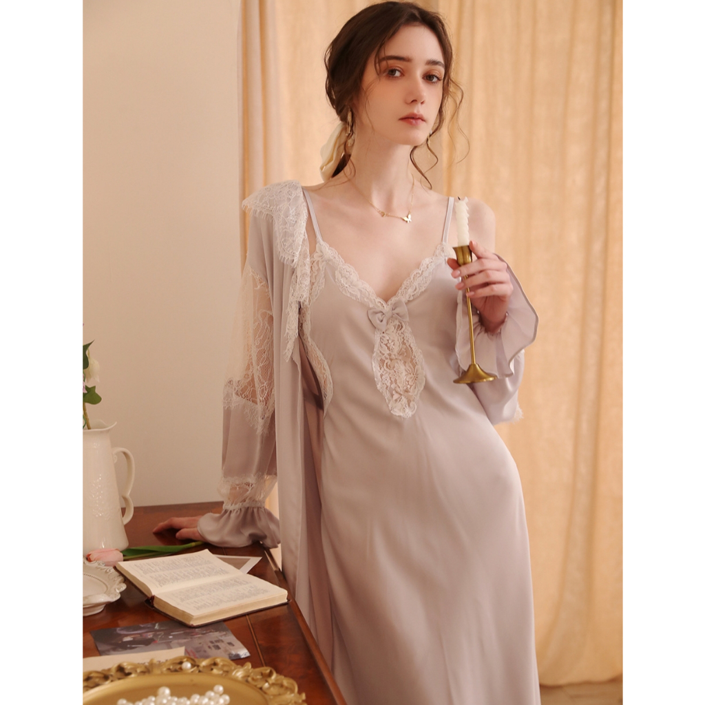 Leonor Robe Set Sleepdress - Little Woman Sleepwear