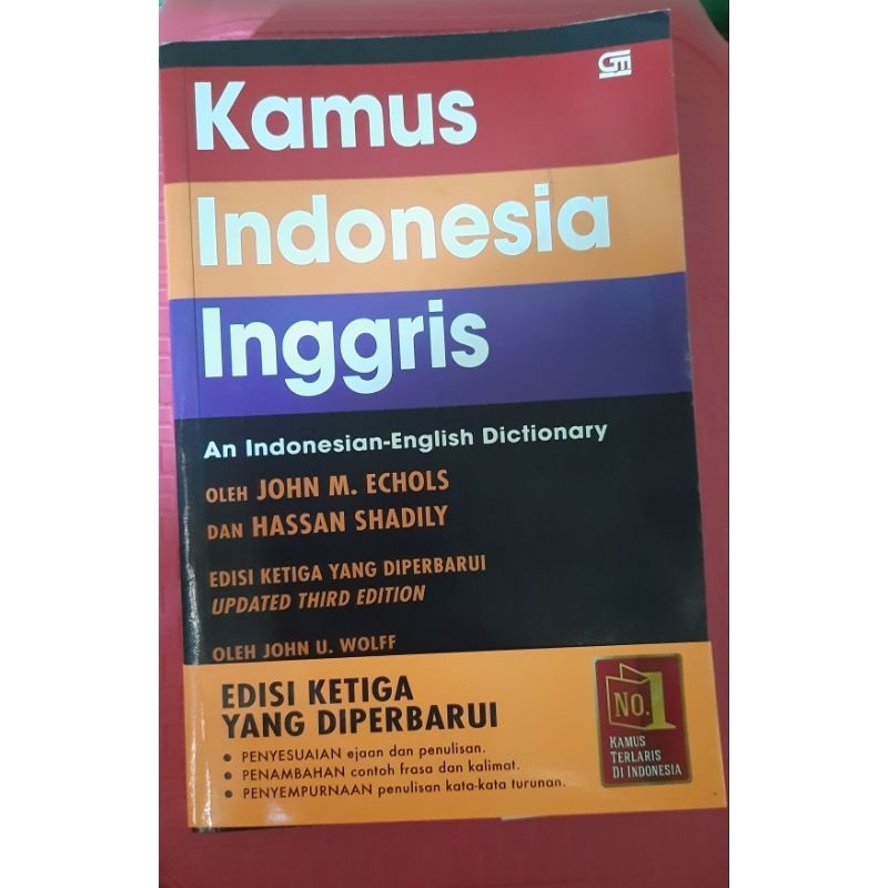 

PRELOVED Kamus Indonesia Inggris Edisi Ketiga Yang Diperbarui Ori