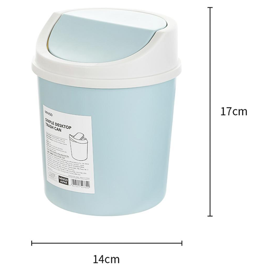 Miniso Tempat sampah Simple desktop trash tempat sampah