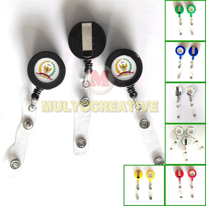 

ID Card Yoyo BPD Gantungan Murah ID Card Holder Logo BPD