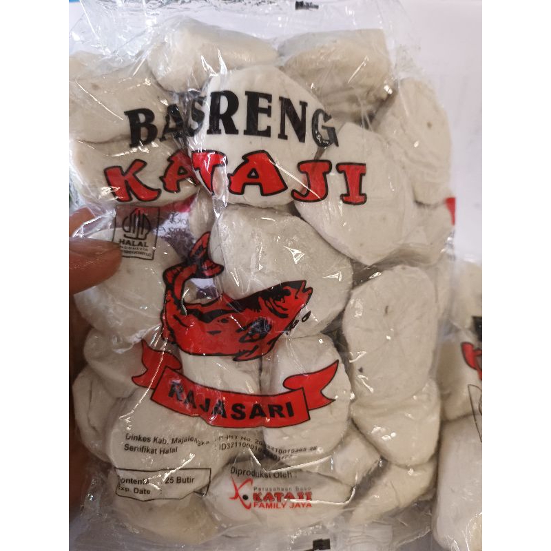 

Basreng kataji 1pack/bks isi 25butir berat 600-700gram