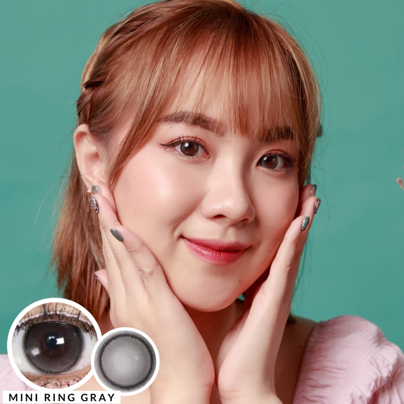 softlens mini ring gray &amp; brown softlens original pusbel korean