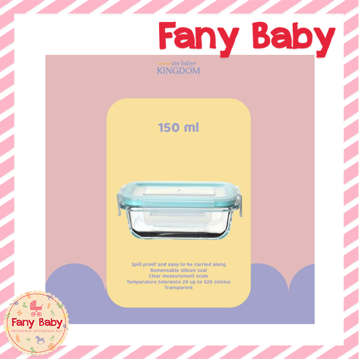 MY BABY KINGDOM GLASS CONTAINER 150ML