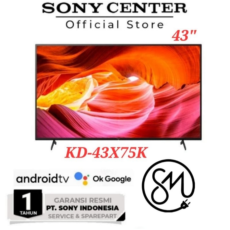 LED TV SONY Bravia 43 inch KD-43X75K Android Smart KD43X75K X75K