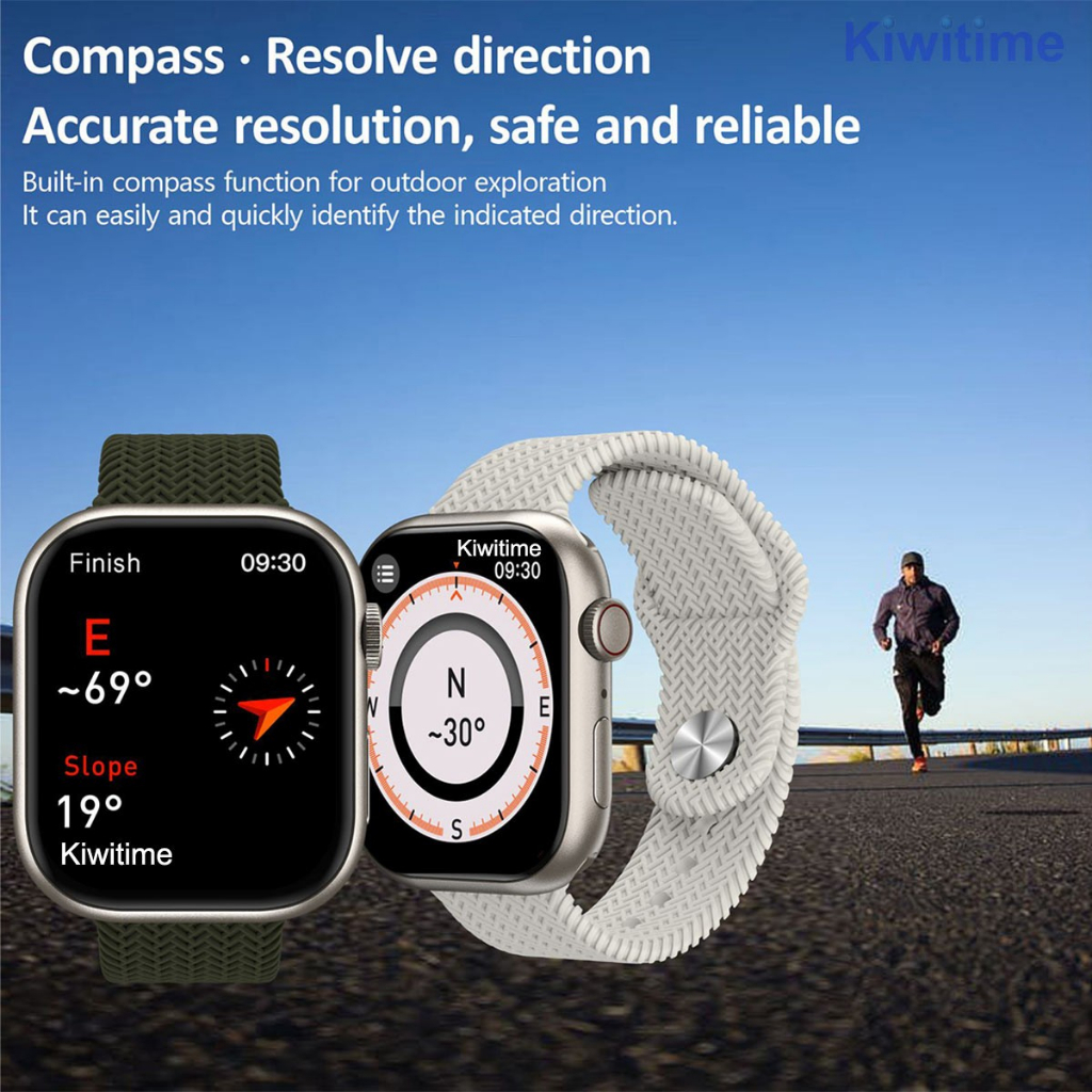 HK9 Pro Smartwatch AMOLED Display 2.02 Inch HK 9 Pro Compass 45mm