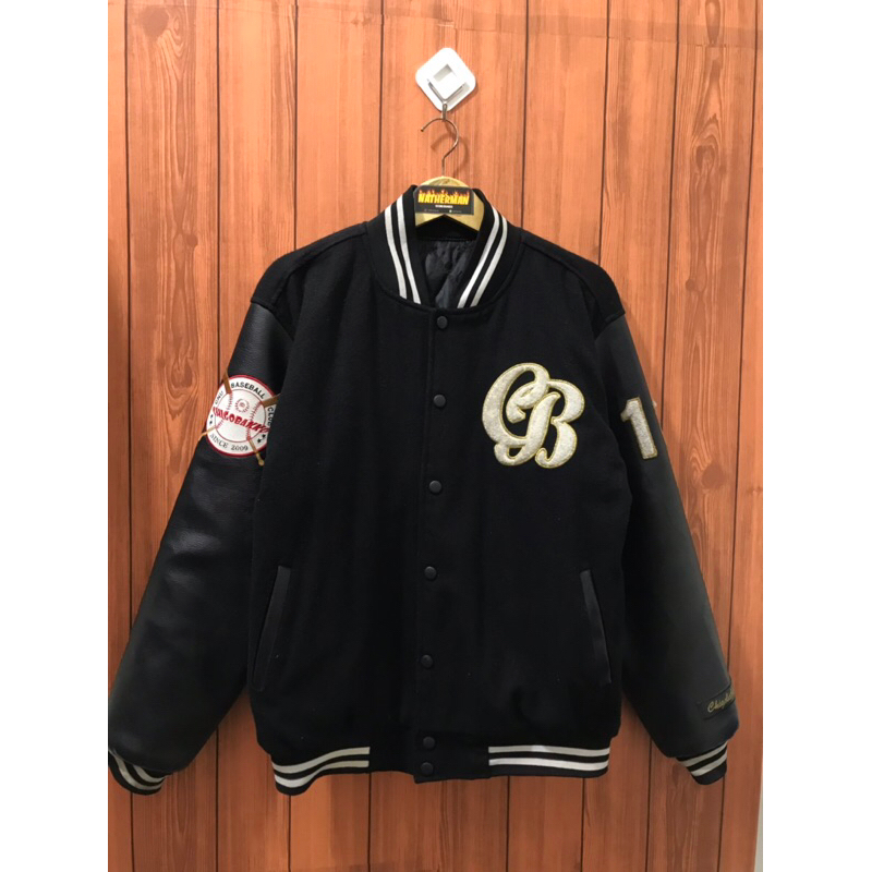 Jaket Varsity Leather Baseball Vintage not chicago bulls❌️SOLD❌️