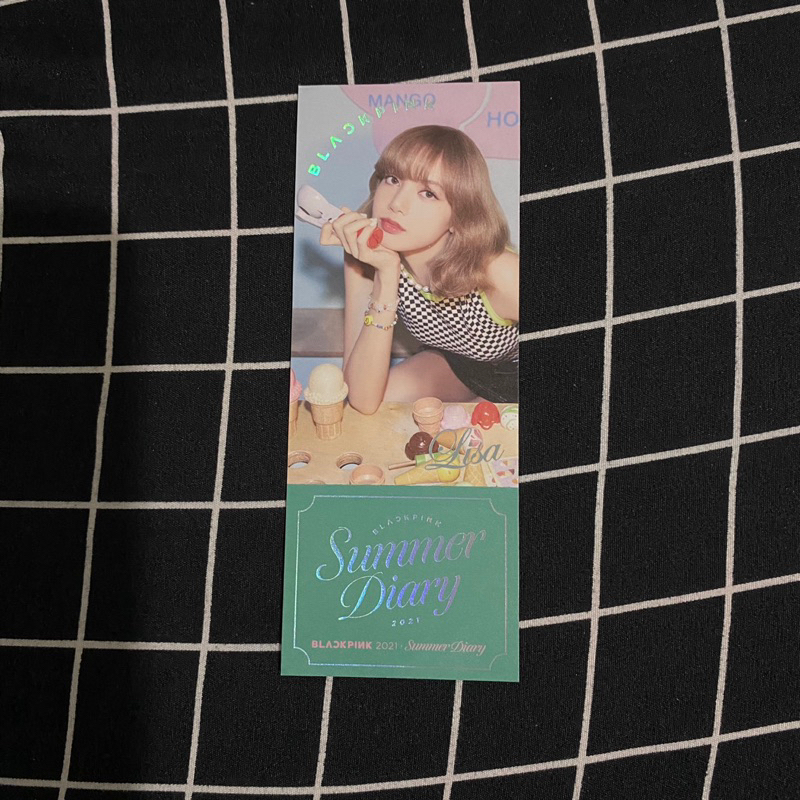 

Lisa Bookmark BLACKPINK Summer Diary 2021 (UNSEALED)