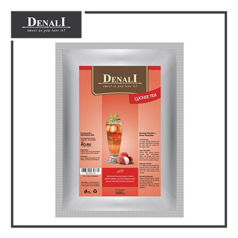

powder denali lyche tea / repacking sample 400gr