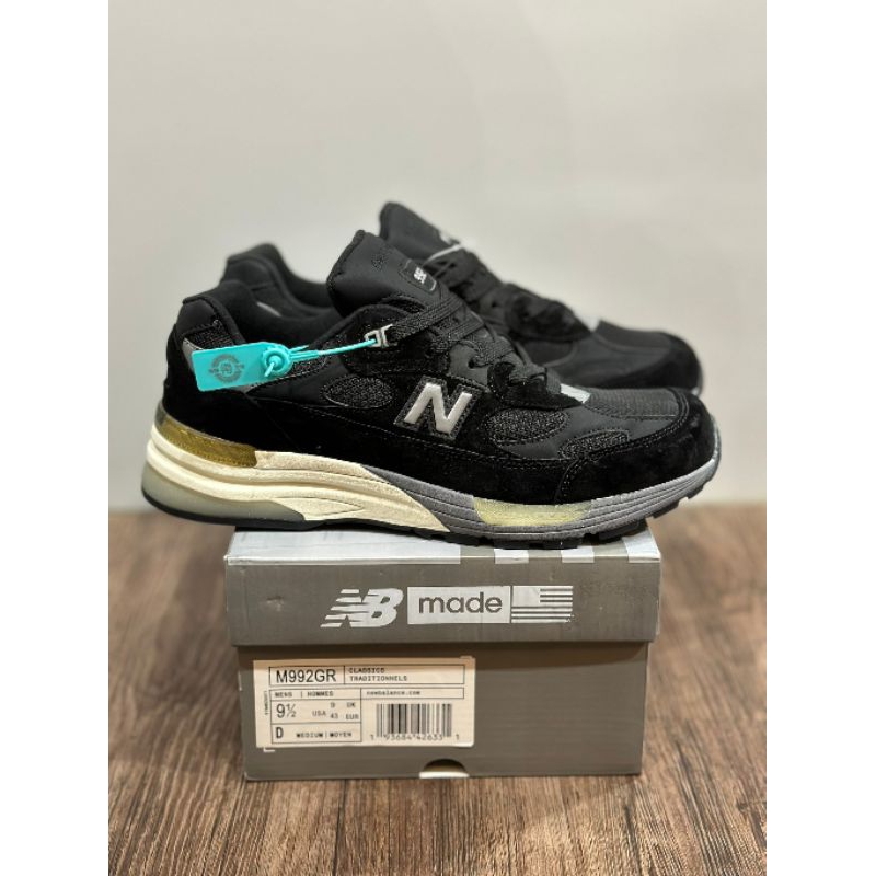 New balance 992 USA black grey