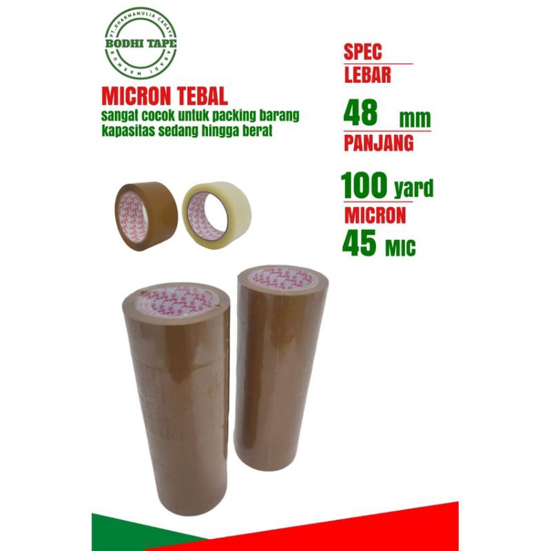 

Lakban Bening/Coklat