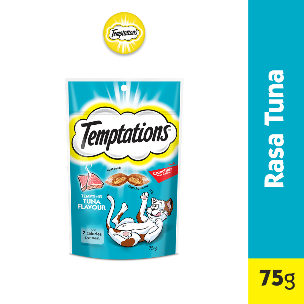 Temptations Snack Kucing Multivarian 75 gr - Isi 2