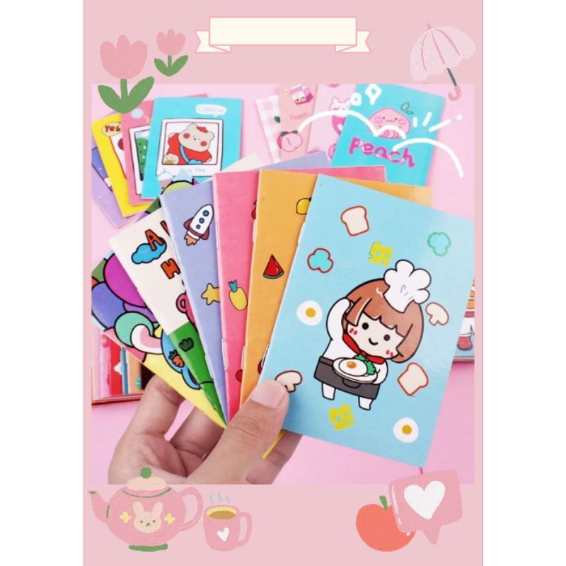 

BUKU TULIS MINI KARTUN / NOTEBOOK MINI / NOTEPAD KARAKTER