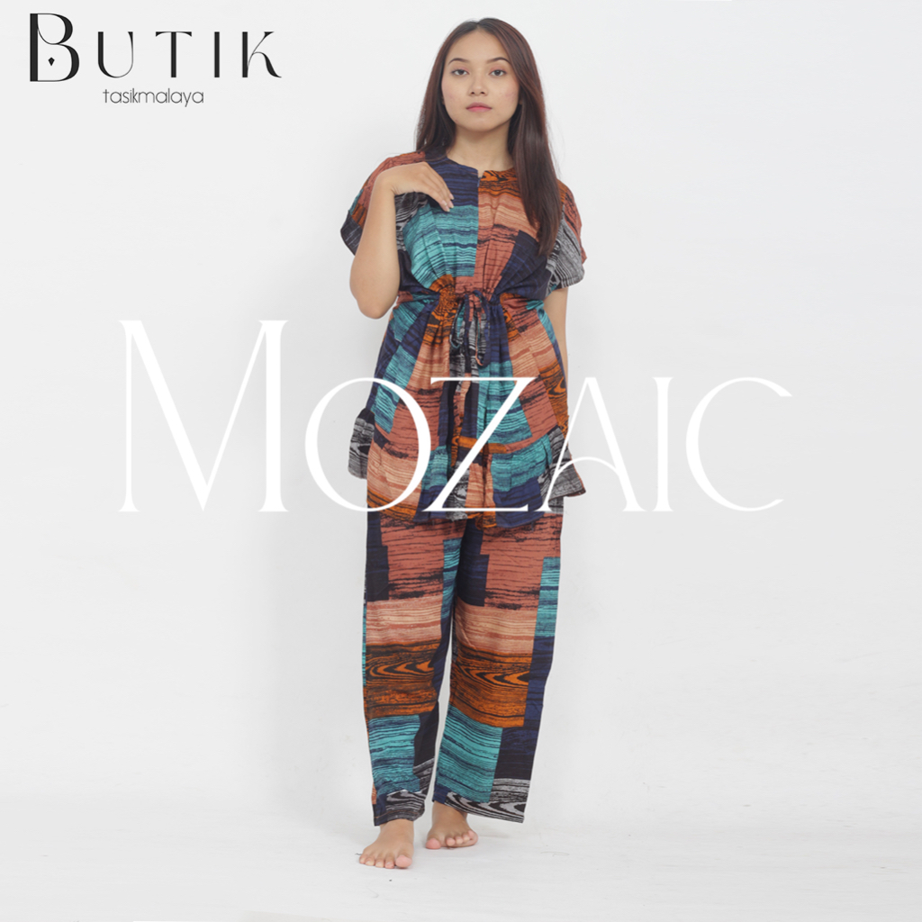 Pajamas Set Rayon Tangan Pendek - Pajamas Kekinian - Pajamas Wanita - Pajamas Tasikmalaya - Pajamas 