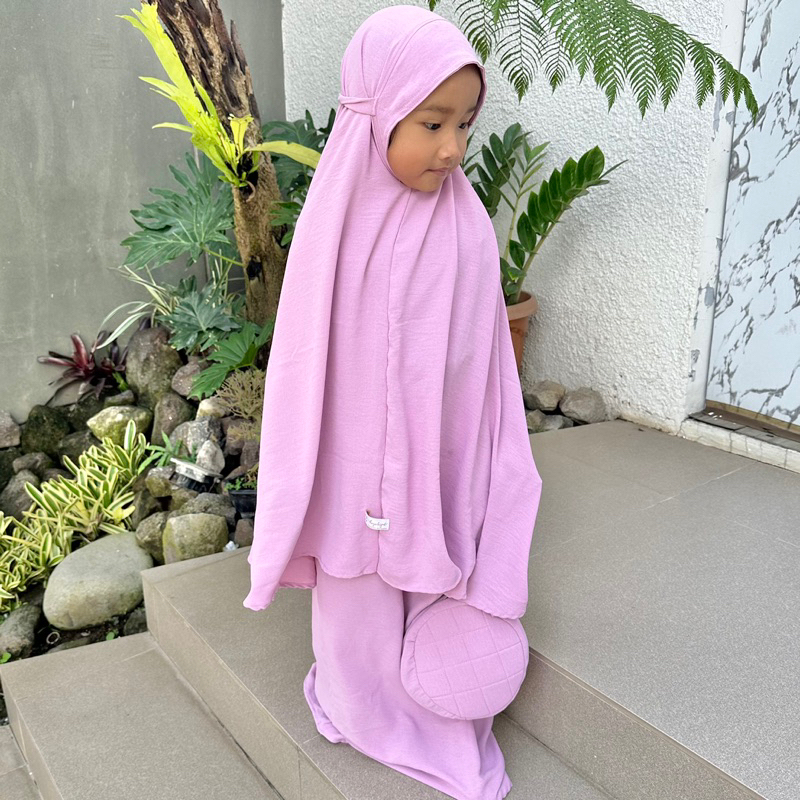 Koyu Hijab Medina Mukena Kids