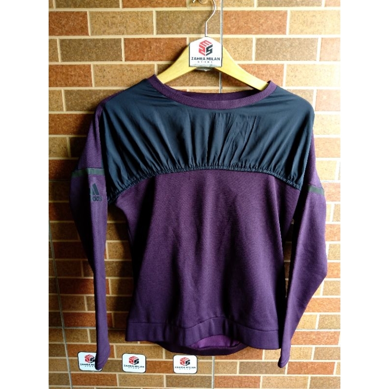 Jaket Adidas Running Climawarm Purple Original