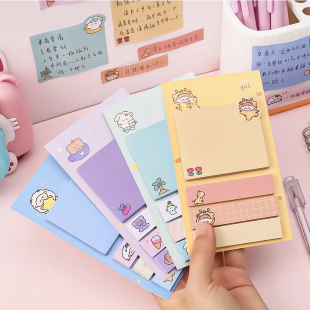 Sticky Notes Set Memopad Notepad Pin it Sticky Note STK7