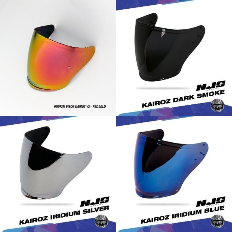VISOR HELM NJS KAIROZ IRIDIUM