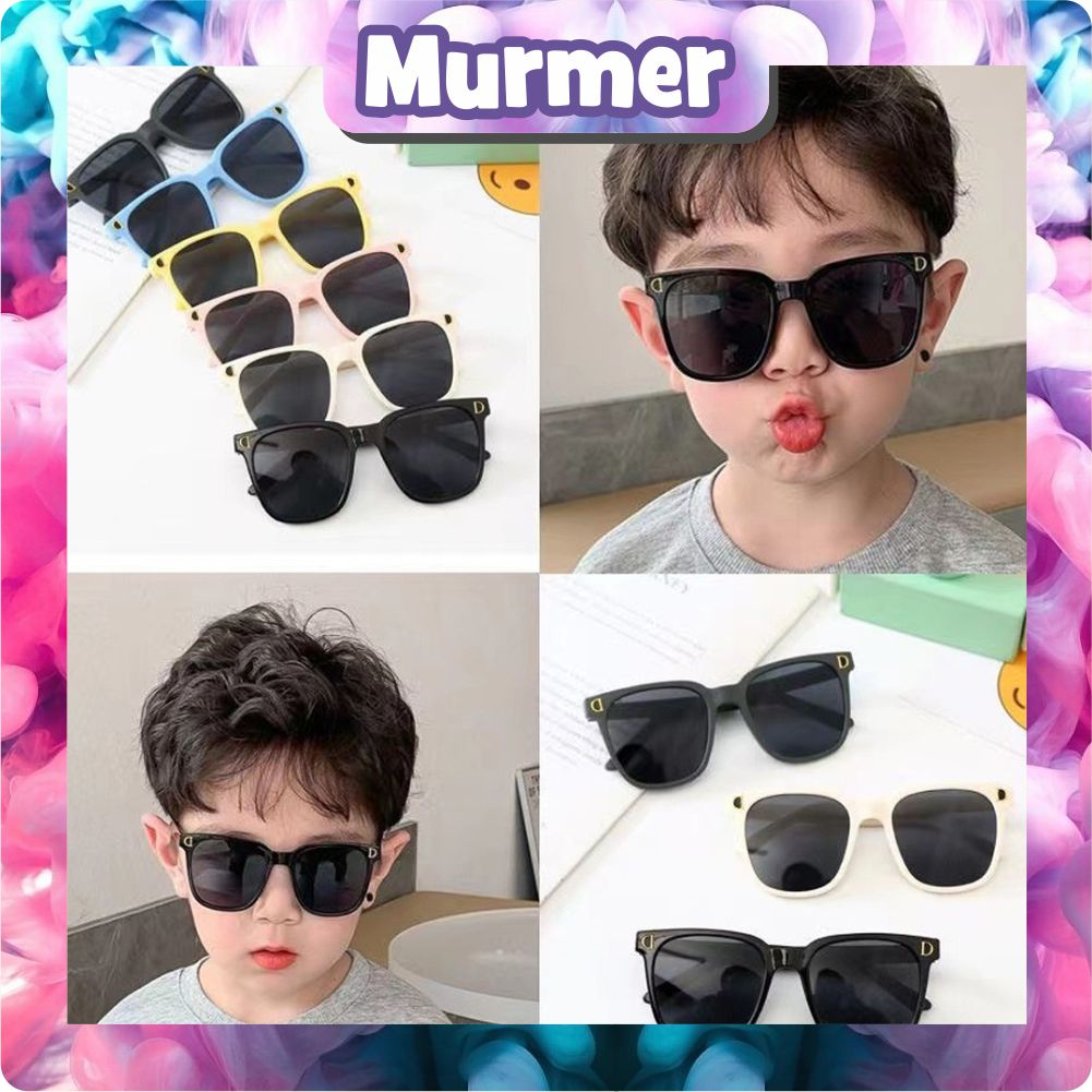 MurmerOfficial Kacamata Hitam Anak Trendy Style Untuk Wanita Dan Pria Aksesoris Import G036