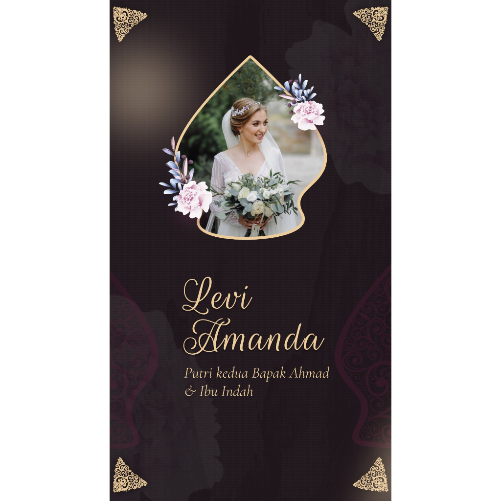 UNDANGAN VIDEO DIGITAL PERNIKAHAN TEMA JAWA