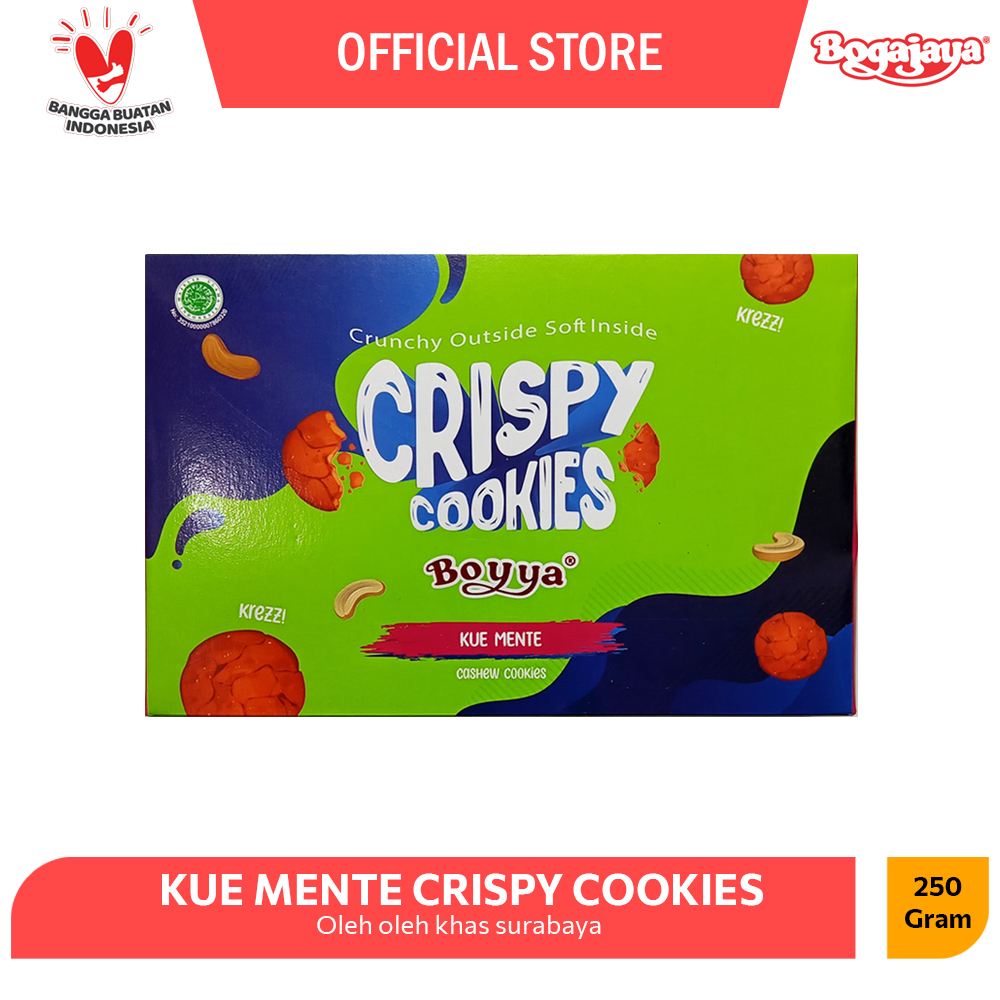 

Kue Mente Crispy Cookie Oleh Oleh Surabaya Kemasan Besar 250 Gram