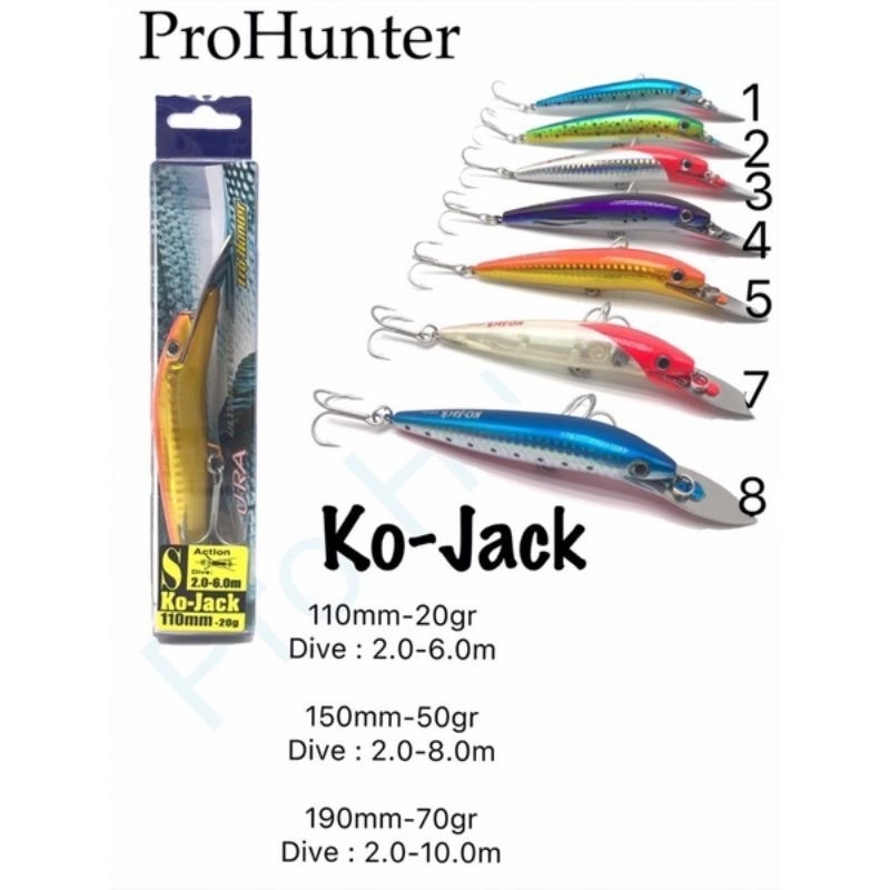 MINNOW PRO HUNTER KO JACK 110 150