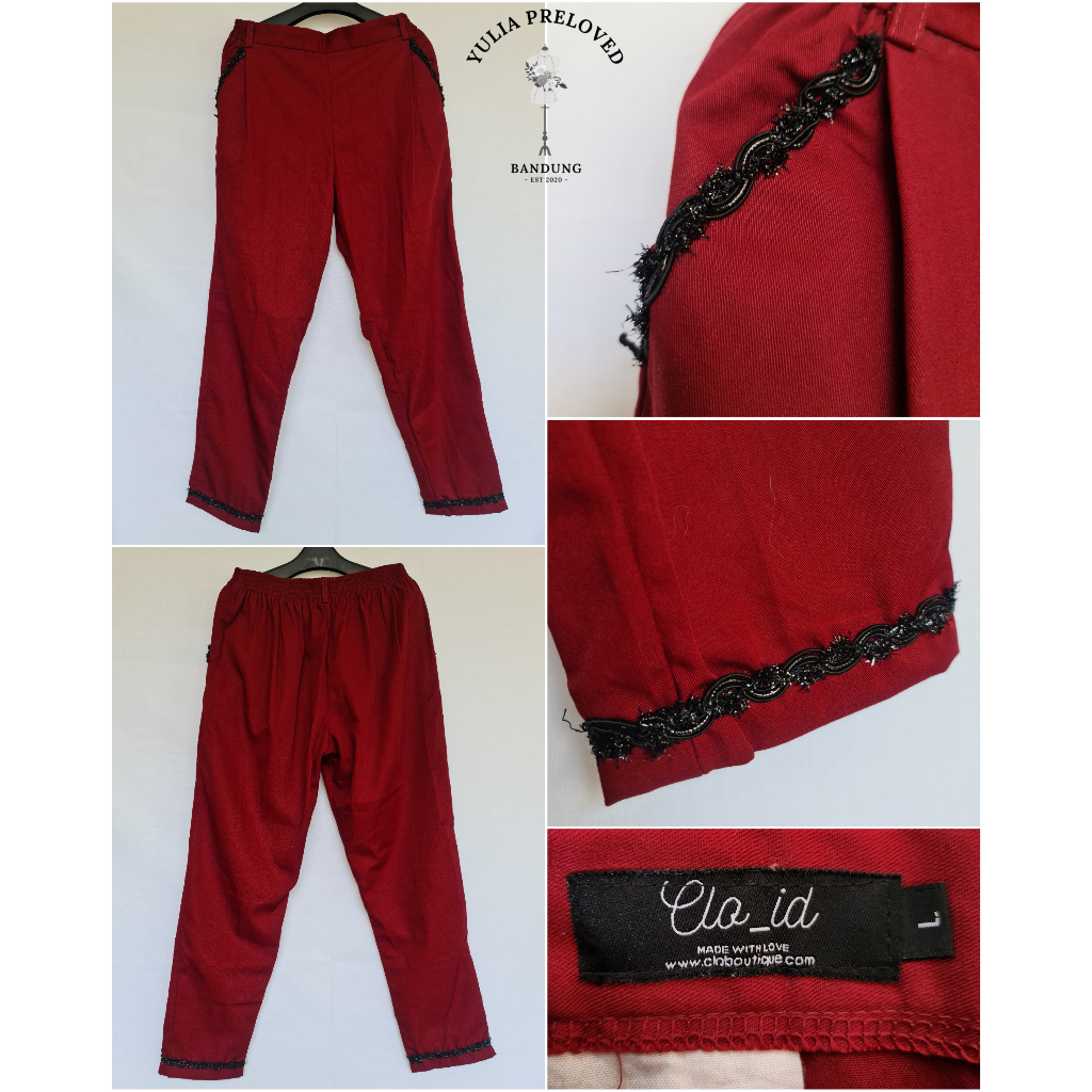 Celana Clo_id Merah