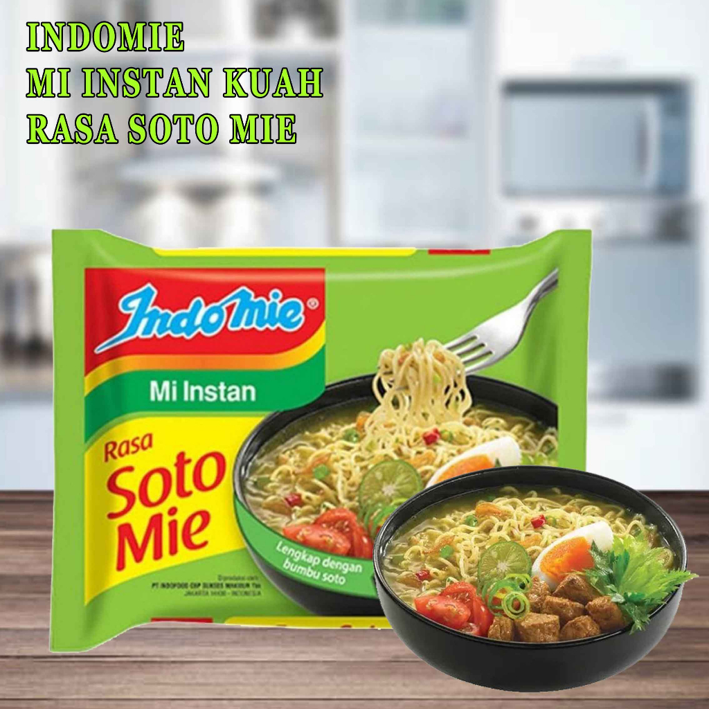 

MIE INSTAN KUAH* INDOMIE RASA SOTO MIE 70g* KUAH SOTO