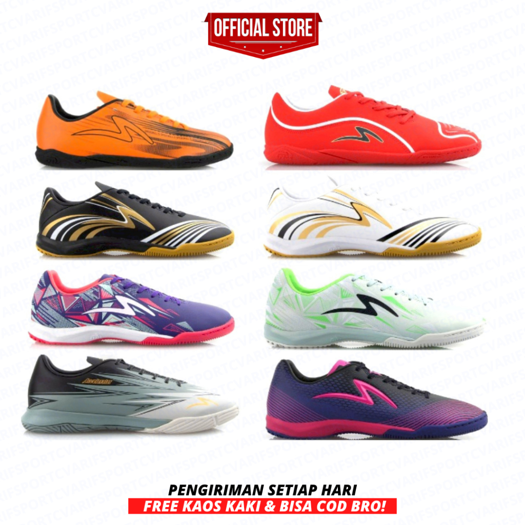 SEPATU FUTSAL SPECS ACCELERATOR LIGHTSPEED 3 IN - SPECS LS OMEGA IN - LS 2G NEO IN ORIGINAL 100%